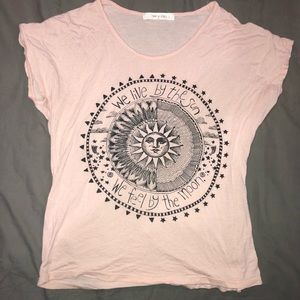 We Live by the Sun Baby Pink